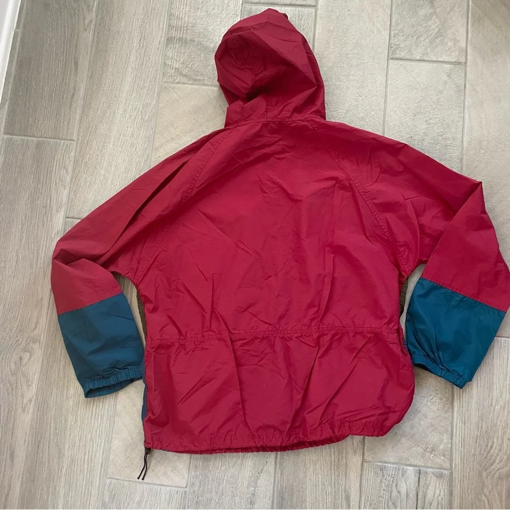 Mens Vintage LL Bean Pull-Over Windbreaker 1/4 zip Size large Southwestern - Picture 7 of 8